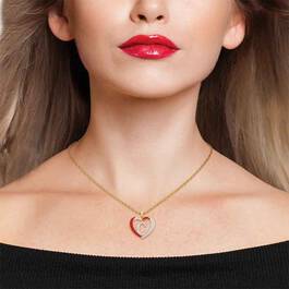 Personalized Diamond Initial Heart Set 2300 005 2 5