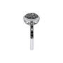1CT Black and White Diamond Ring 11142 0881 c side