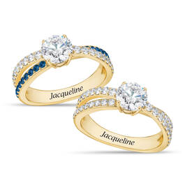 Birthstone Beauty Ring with Free Companion Ring 11318 0046 i september