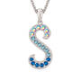 Blue Wave Initial Pendant, Blue Wave Initial Pendant 11569 0018 e intial