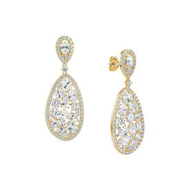 Golden Glow 18 Carat Drop Earrings 12156 0015 a main