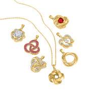 Treasures of Love Pendant Jewelry Box Set 11026 0015 b box opened