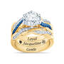 Birthstone Zodiac Ring Set 6740 0044 i september