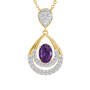 Birthstone Drop Pendant 6930 0044 b february