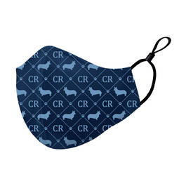 Dog Personalized Face Mask Set 10083 0017 a corgi