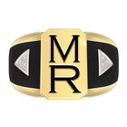 Gold Label Mens Diamond Ring 10237 0012 b front