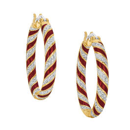 Birthstone Inside Out Hoops 11072 0018 a main
