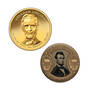 The U.S. Presidential Dollar and Campaign Pin Collection 10038 0013 b lincoln