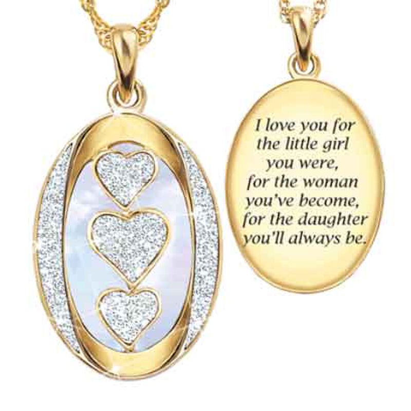 For the Daughter You'll Always Be Diamond Pendant