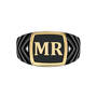 Black Chevron Mens Diamond Ring 11345 0019 b ring