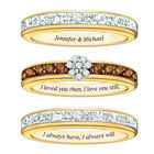 I Love You Always Personalized Diamond Ring Set 4792 0061 b seperated