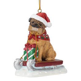 Dog Annual Ornament Pug 6428 0654 a main