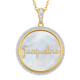 Personalized Mother of Pearl Necklace 6675 001 9 1