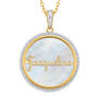 Personalized Mother of Pearl Necklace 6675 001 9 1