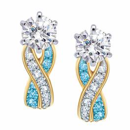 Birthstone Swirl Earrings 5361 014 3 12