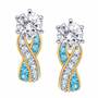 Birthstone Swirl Earrings 5361 014 3 12