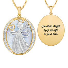 Guardian Angel Diamond Pendant 10114 0010 a main