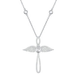 Touched by an Angel Birthstone Necklace 6842 0017 d april