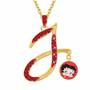 Personalized Betty Boop Initial Necklace 6047 001 0 1
