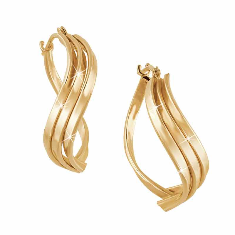 Waves of Gold Hoop Earrings 1563 001 5 1