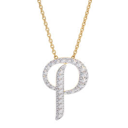 Diamond Initial Pendant 11030 0019 b initial