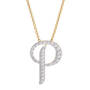 Diamond Initial Pendant, Diamond Initial Pendant 11030 0019 b initial