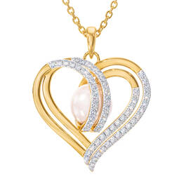 Bound by Love Pearl Diamond Necklace 10781 0012 a main