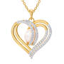 Bound by Love Pearl Diamond Necklace 10781 0012 a main