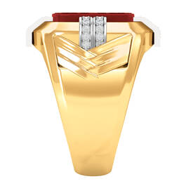 Jerusalem Cross Diamond Intaglio Ring 10411 0010 c side