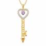 The Birthstone Key Pendant 6685 001 7 6