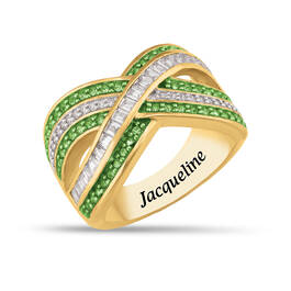 Birthstone Crisscross Ring 11841 0018 h august