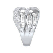 The Silver Swirl Diamond Ring by Robert Tonner 10541 0013 b side
