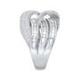 The Silver Swirl Diamond Ring by Robert Tonner, The Silver Swirl Diamond Ring by Robert Tonner 10541 0013 b side