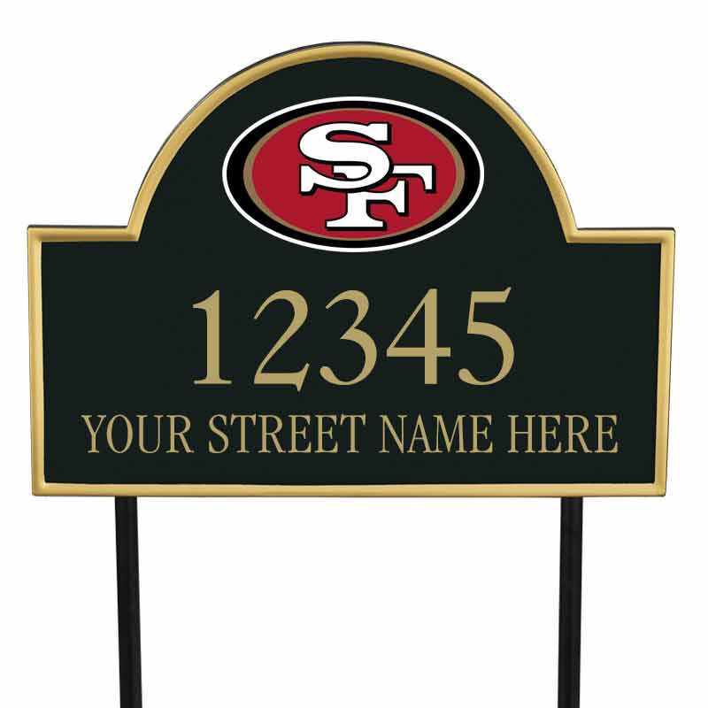 The NFL Personalized Address Plaque 5463 0355 a 49ers
