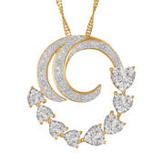Beloved Diamond Swirl Pendant 6926 0016 a main