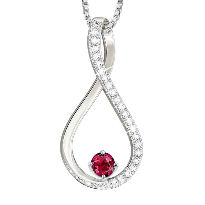 The Birthstone  Diamond Infinity Pendant 5200 001 5 7