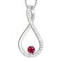 The Birthstone  Diamond Infinity Pendant 5200 001 5 7