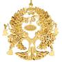 The 2017 Danbury Mint Annual Gold Christmas Ornament 5349 001 7 1
