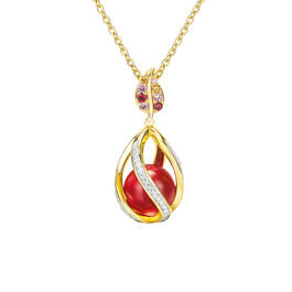 Seasonal Sensations Autumn Leaves Necklace 11888 0038 a main