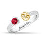 Birthstone & Diamond Zodiac Ring 11999 0018 g july