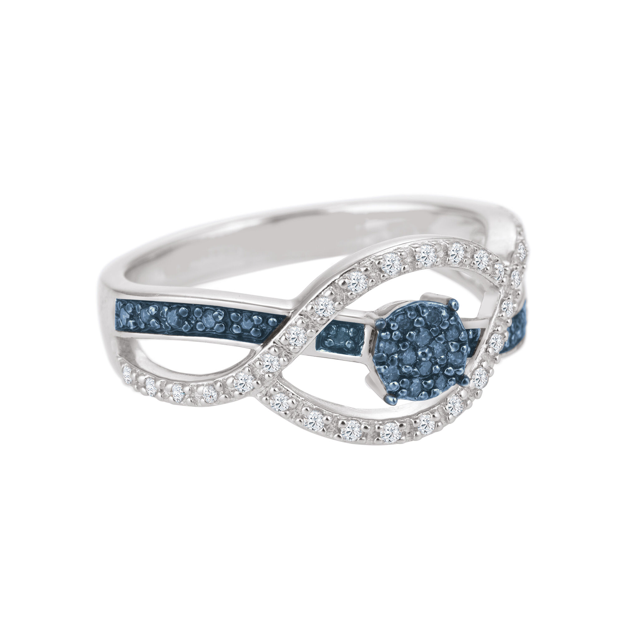 The Blue Wave Diamond Ring 11067 0023 b side