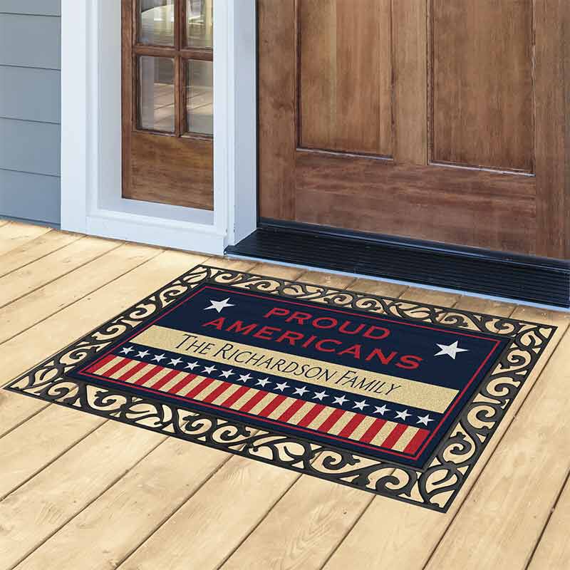 Proud Americans Welcome Mat 1092 006 4 2
