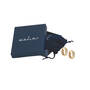 Dazzling Huggie Inside Out Hoop 11555 0055 g giftpouch box