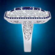 Royal Radiance Vintage Statement Ring 10610 0019 b side