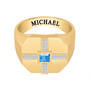 Holy Cross Mens Birthstone Diamond Ring 10700 0010 n straight