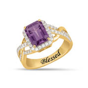 Enchanted Blessings Amethyst Cross Ring 11839 0012 a main