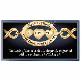 My Daughter I Love You Diamond Bracelet 5445 001 0 2