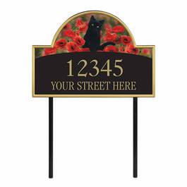 The Captivating Kitties Address Plaque by Simon Mendez 1088 002 9 1