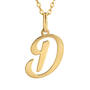 9kt Gold Initial Pendant 12024 0015 b initial d