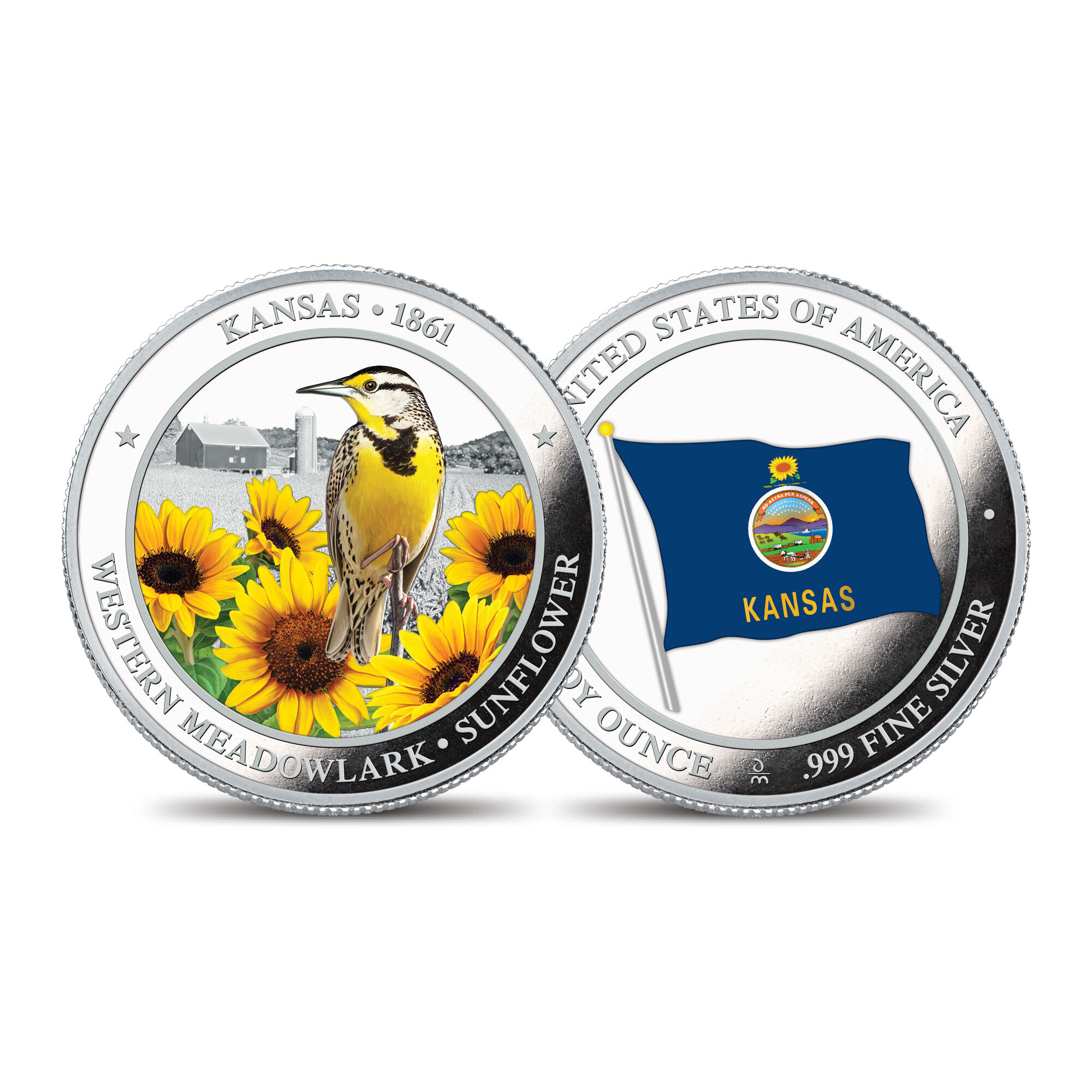 The State Bird and Flower Silver Commemoratives 2167 0088 a commemorativeKS